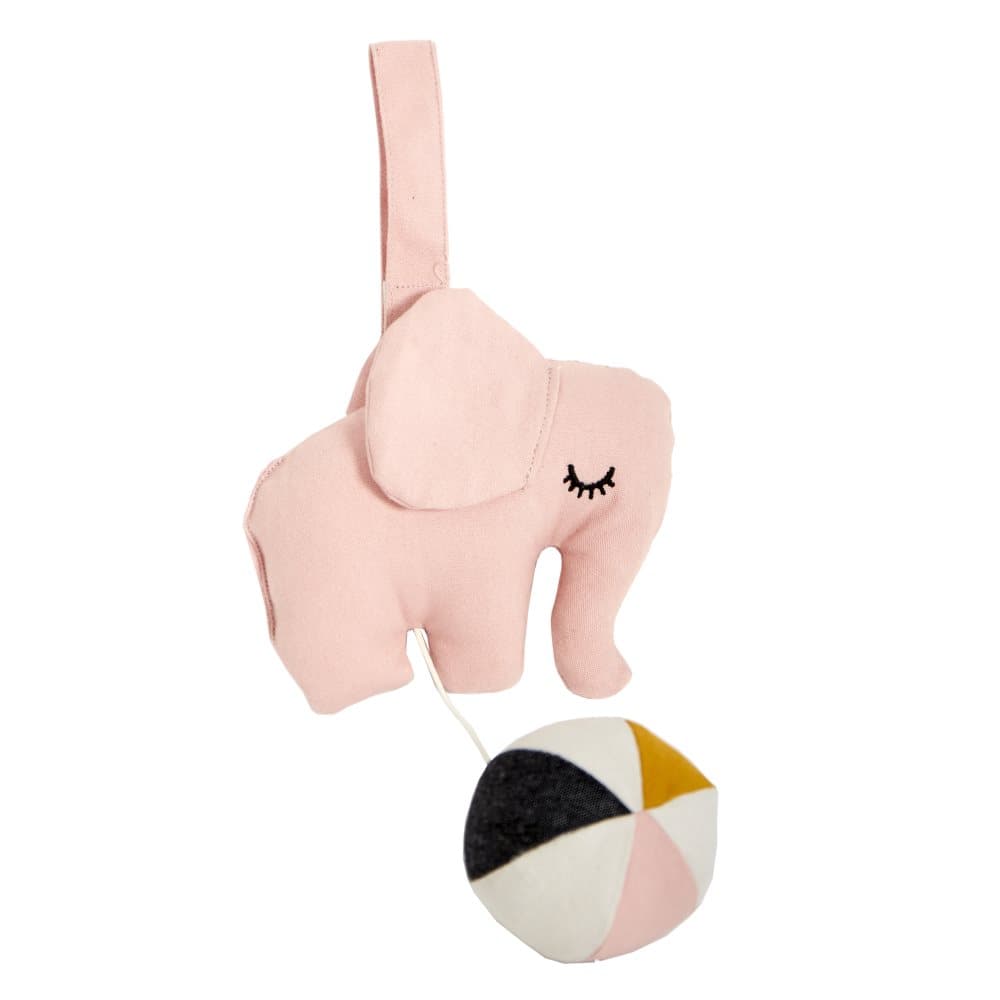 Spilledåse Elefant på ball 20 x 16 x 8 cm Rosa/Multi Roommate