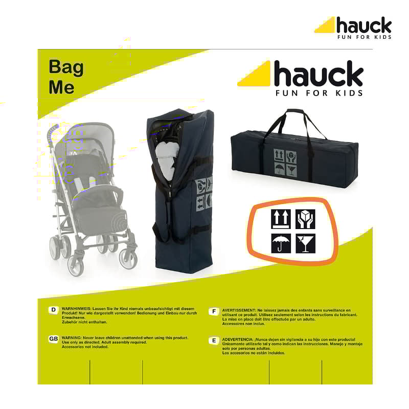 Transportveske til paraplytrille, Bag Me, Hauck