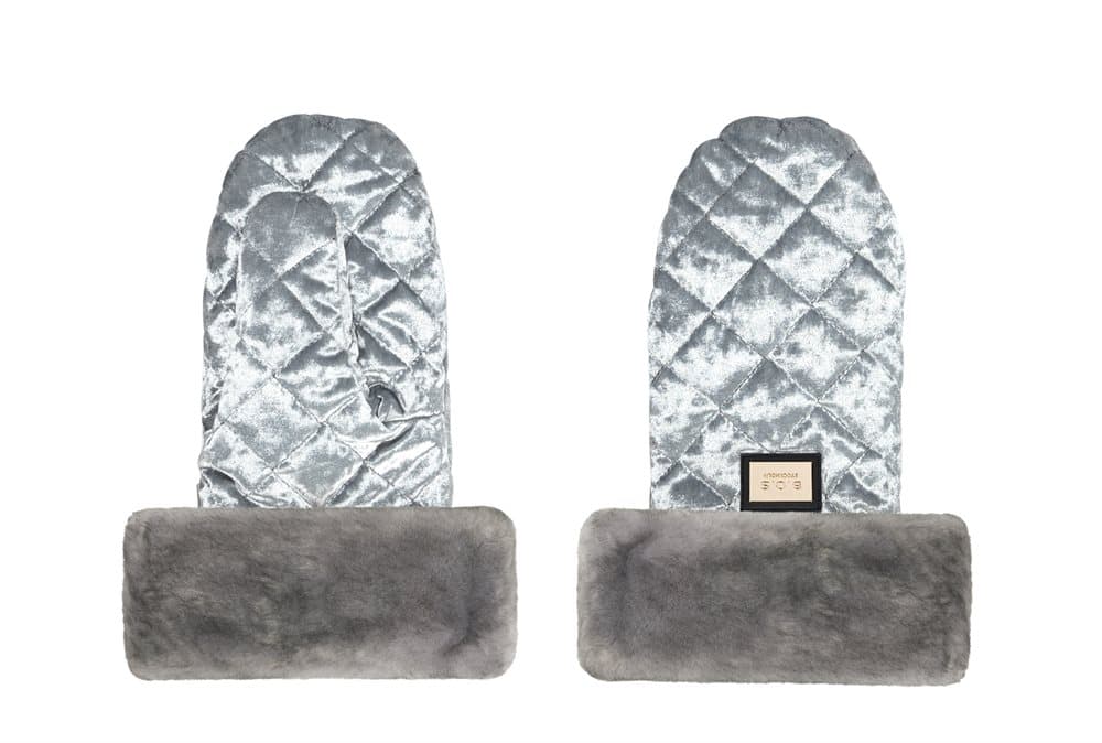 Håndmuffe Grey Velvet