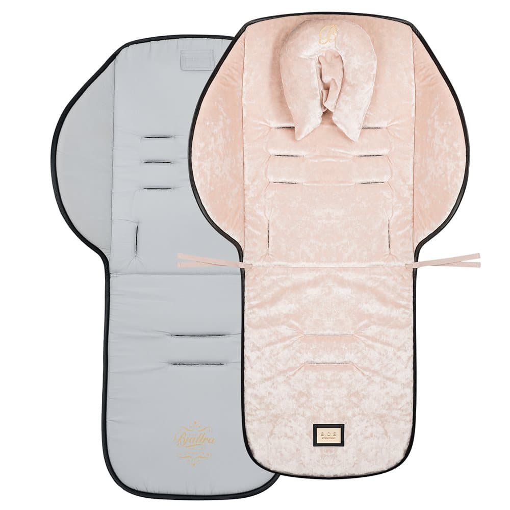 Sitteunderlag til barnevogn Velvet Pink