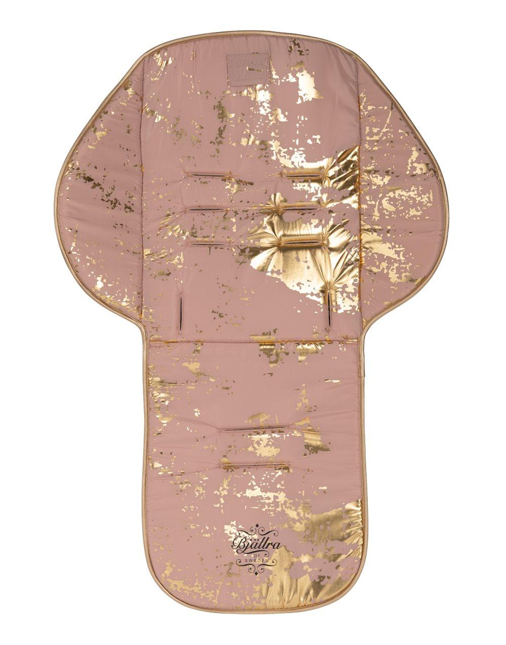 Sitteunderlag til barnevogn Pink Golden Collection