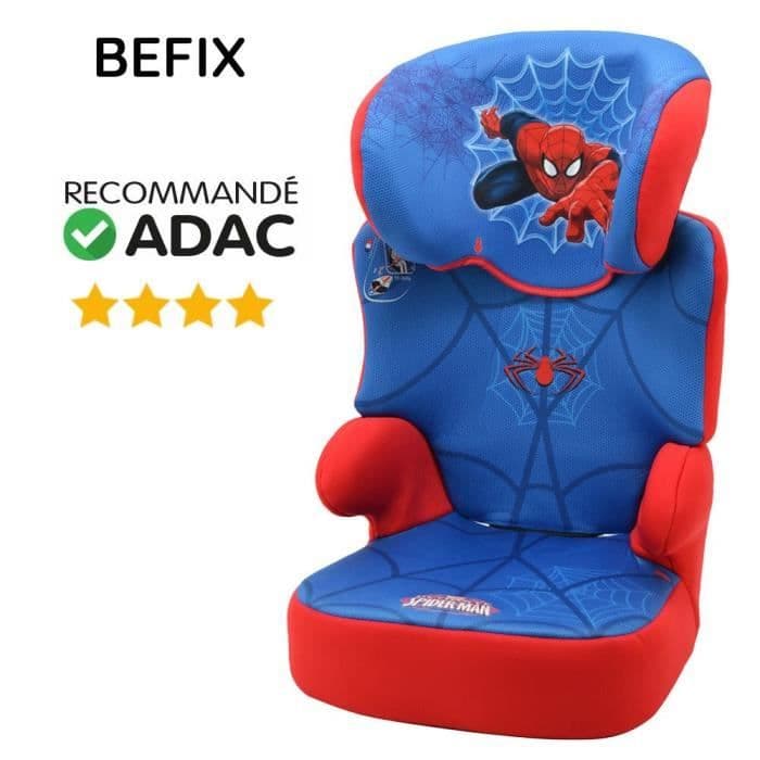 SPIDERMAN Auto Seat Befix Groupe 2-3 Marvel