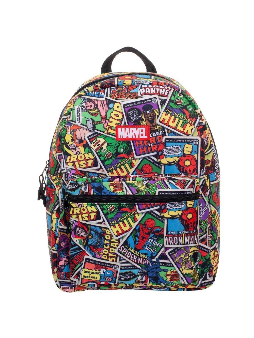 Marvel Avengers Hero Card overalt Print Rygsæk Skolesæk 42x30x11cm