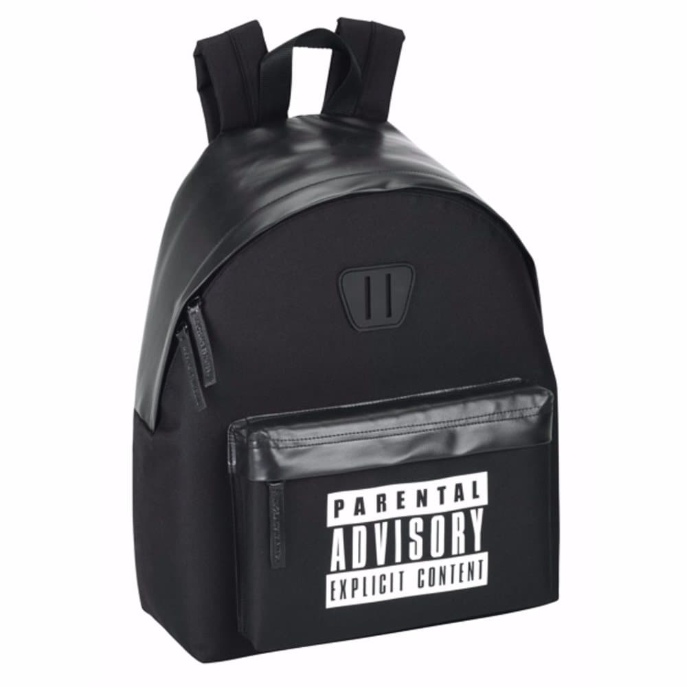 Children/Youth Parental Advisory Logo Design Backpack