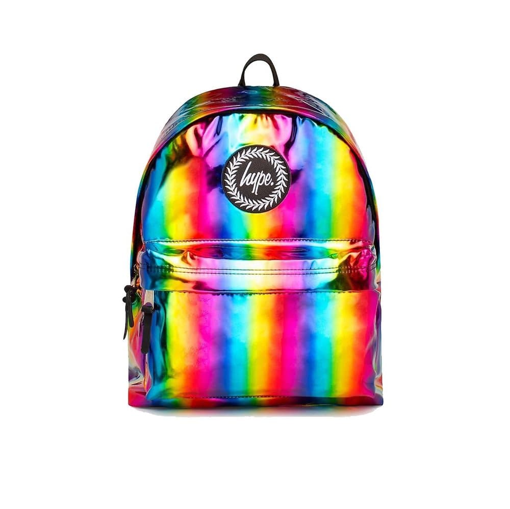 Hype Unisex Rainbow Holo Backpack