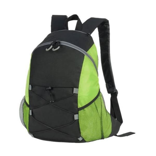 Shugon Vuxna Unisex Chester ryggsäck Black/Lime Green One Size