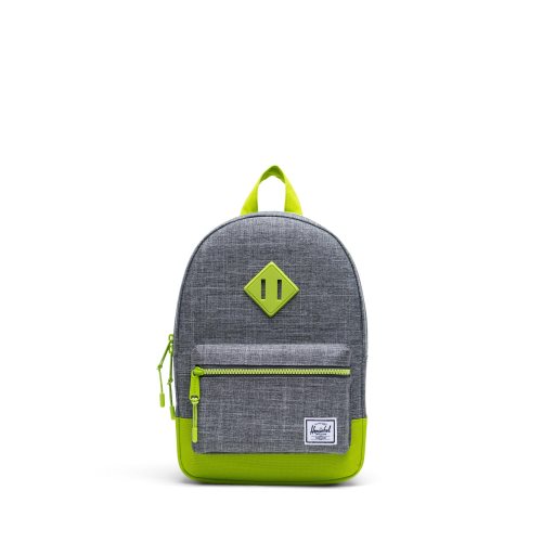 Bild av Herschel Ryggsäck Heritage Kids, Raven Crosshatch/Lime Green