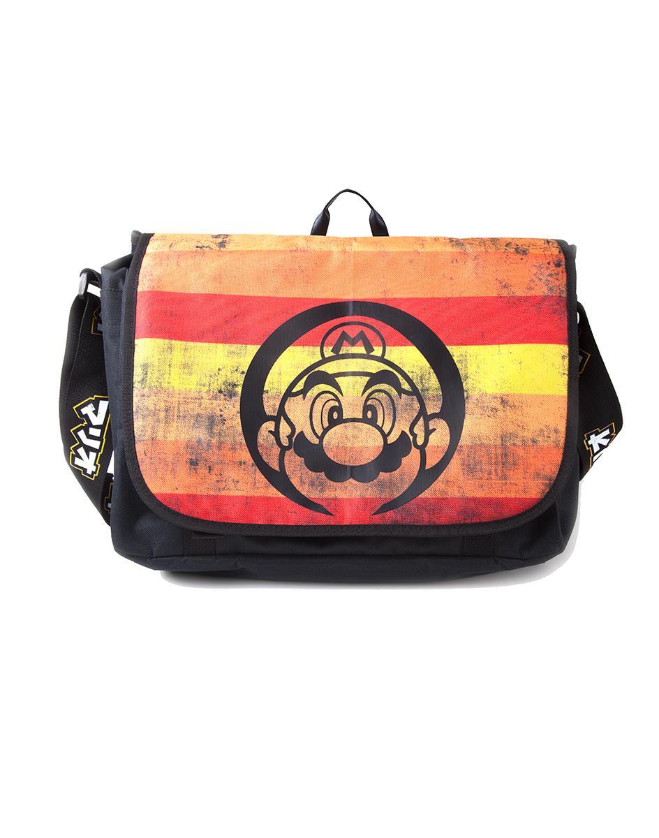 NINTENDO - SUPER MARIO RETRO STRIBET MESSENGERBAG