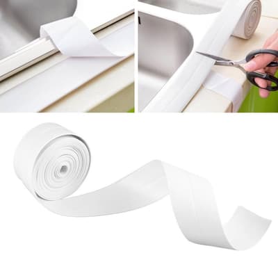 Tätningstejp / Tejp för Kök & Badrum (3m x 21mm) - Vit