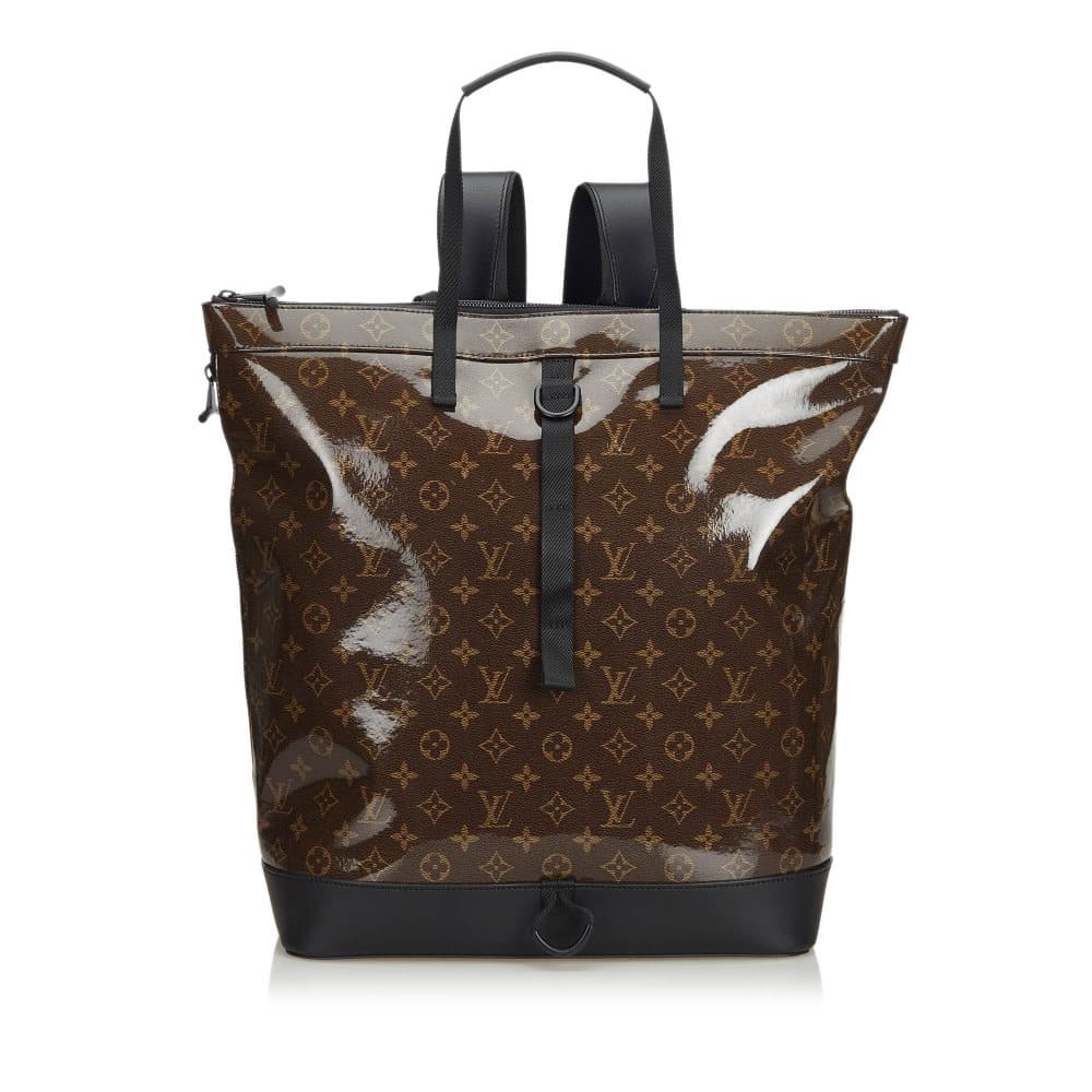 Louis Vuitton Monogram Glaze Backpack Brown