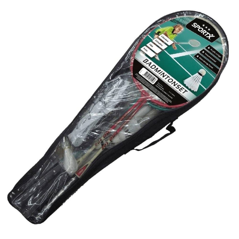 SportX Badmintonsett med nett