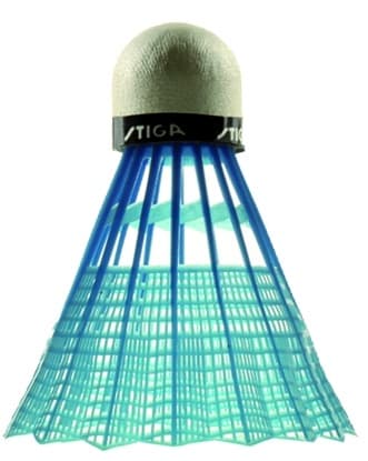 Stiga Badmintonbollar 3-pack Gul/Rosa/Blå