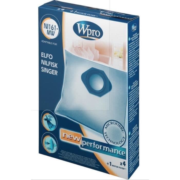 WPRO NI161MW - 4 tyhjiöpussia NILFISK