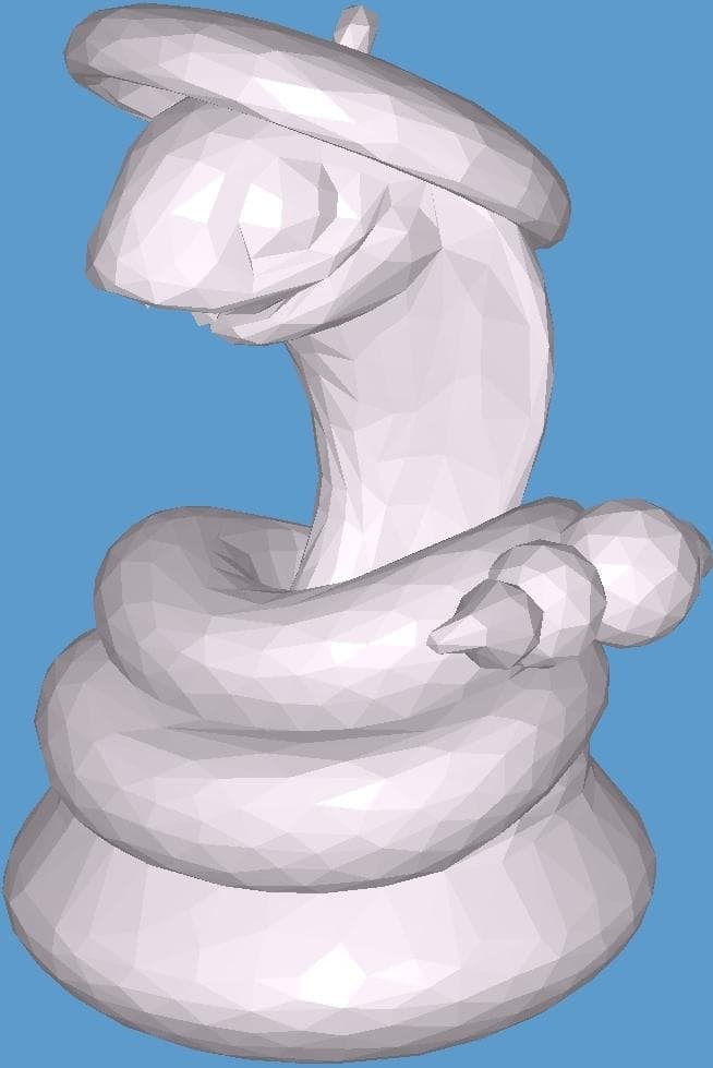 Size: XL, Low poly "Ekans" Pokémon Collection, Collect all