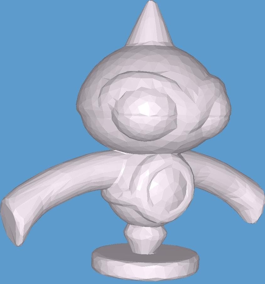 Size: XL, Low poly "Baltoy" Pokémon Collection, Collect all