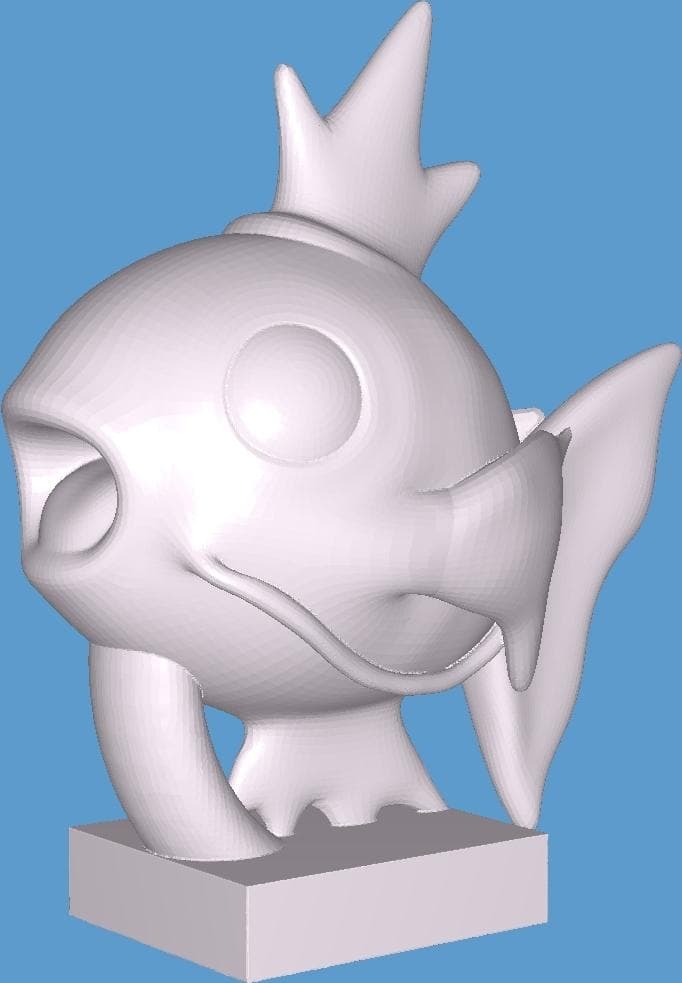 Size: XL, High poly "magicarp" Pokémon Collection, Collect all