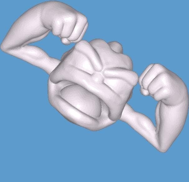 Size: XL, High poly "Geodude" Pokémon Collection, Collect all