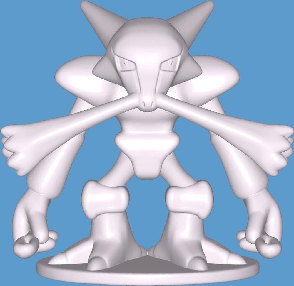Size: XL, High poly "Alakazam" Pokémon Collection, Collect all