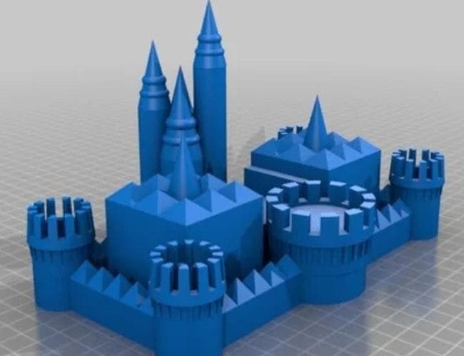 Amazing Mold for this decorative bog castle (size s-Xl)