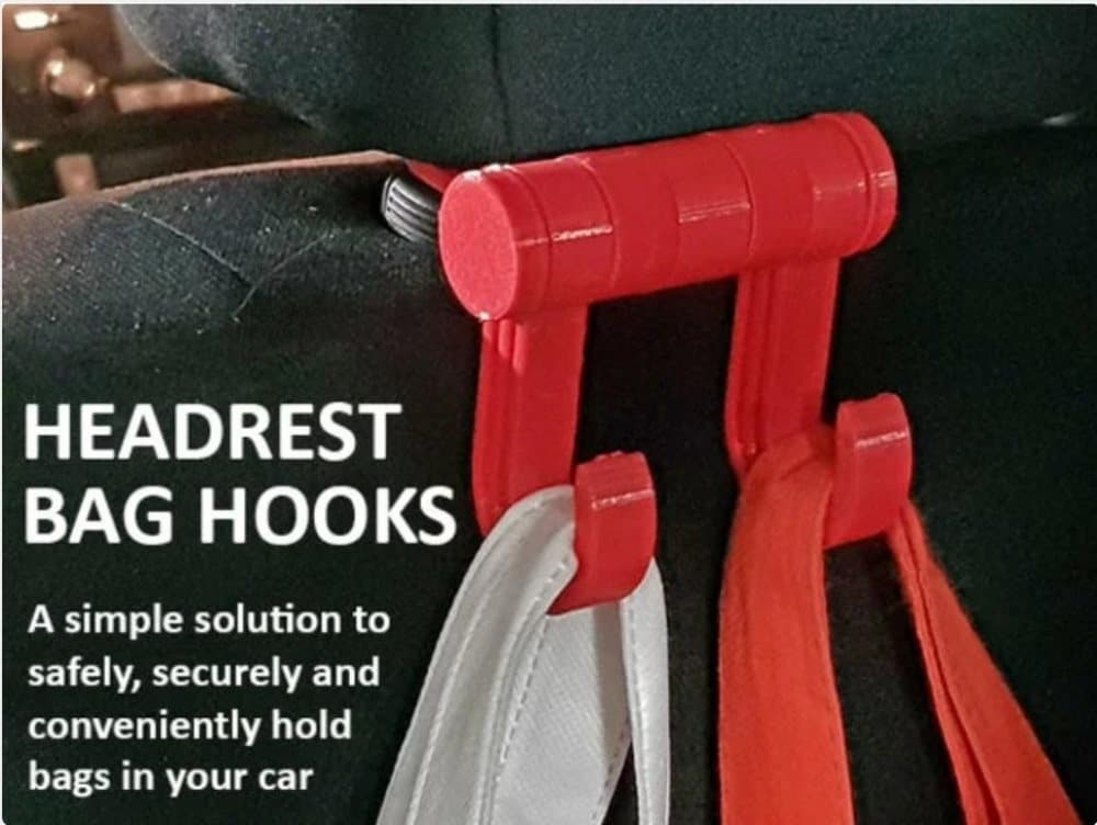 Car Headrest Bag Hooks