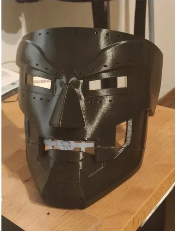 Dr. Doom faceshield mask, several sizes available