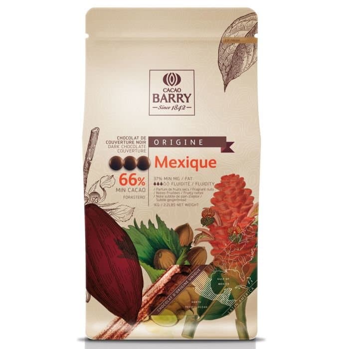 Mexique Chokladknappar 66% kakao - Callebaut 1kg