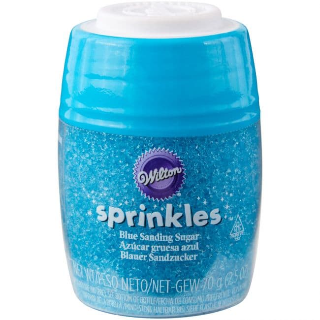 Wilton Sanding Sugar, Färgat Socker, Blå, Strössel Sprinkles 03-2127