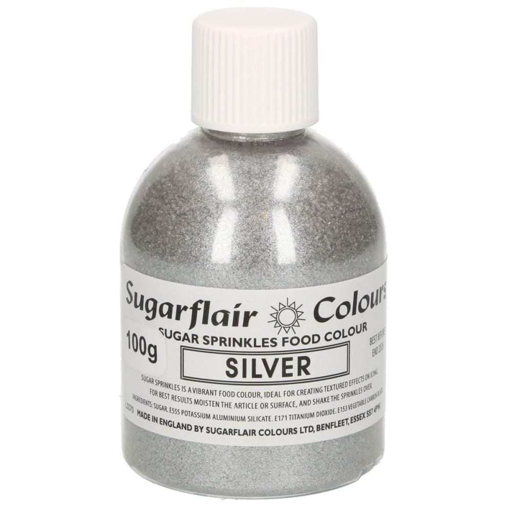 Färgat socker, Silver - Sugarflair