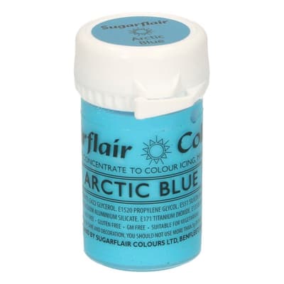 Sugarflair Paste Colour Satin ARCTIC BLUE 25g