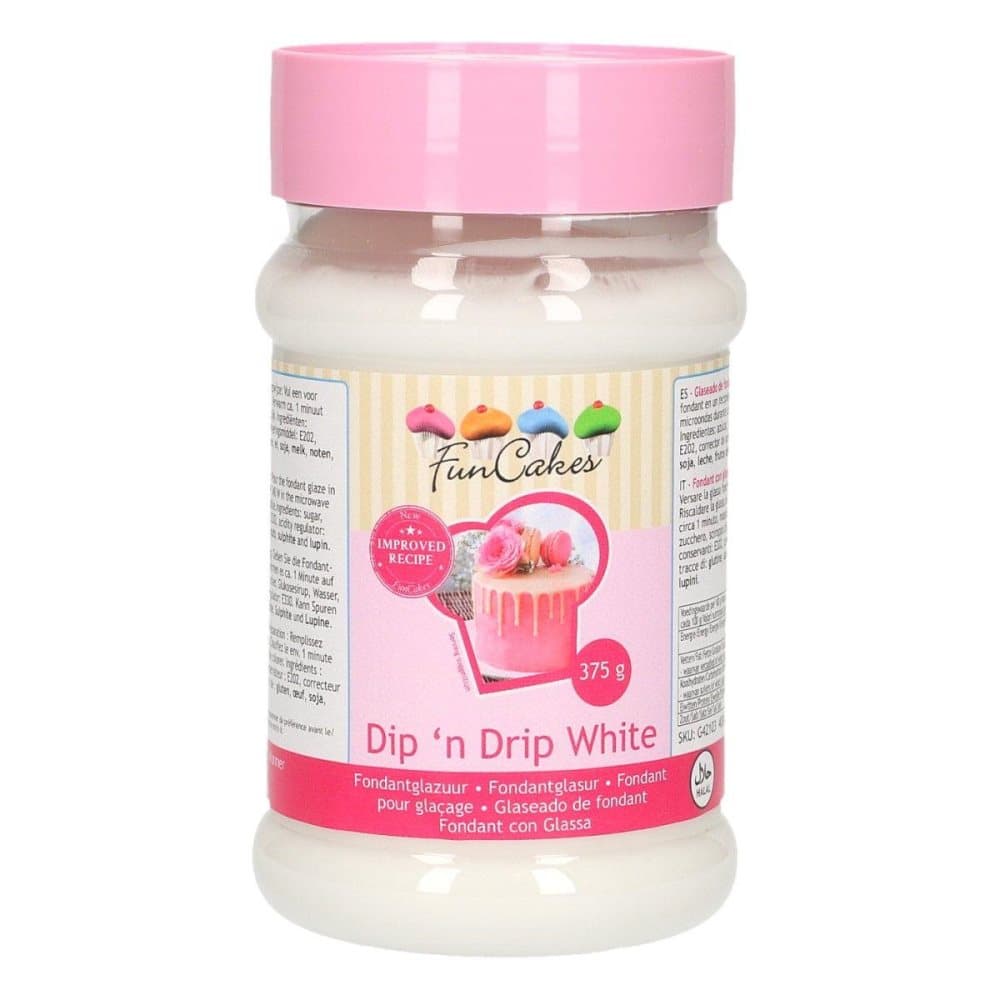 FunCakes Dip 'n Drip White 375g