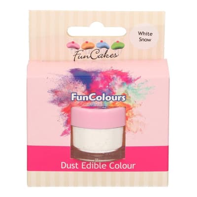 FunCakes - Vit Pulverfärg | Snow White