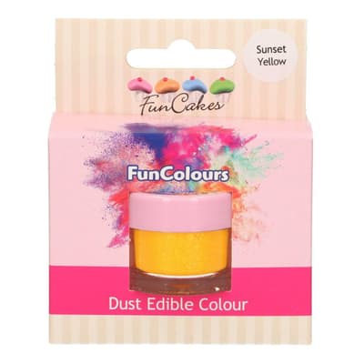 FunCakes - Gul Pulverfärg | Sunset Yellow