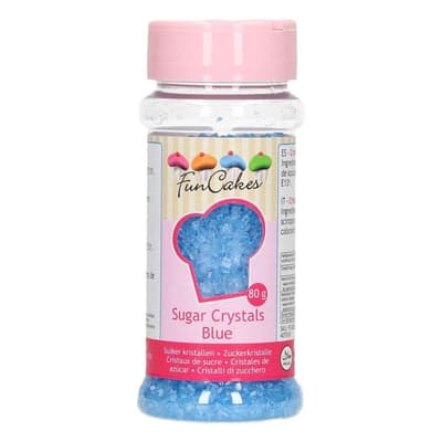 FunCakes Coloured Sugar -Blue- 80g