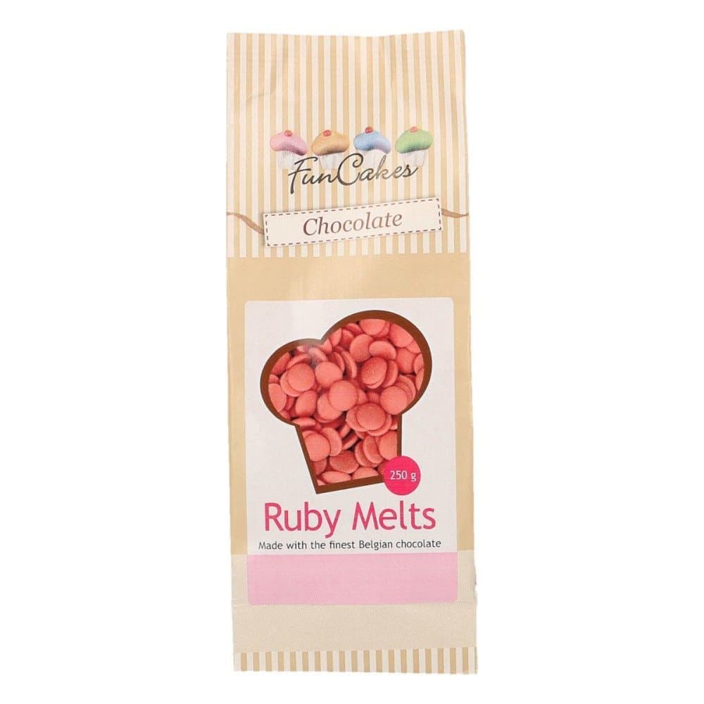unCakes Chocolate Melts Ruby -250g-