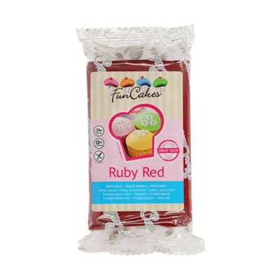 FunCakes Fondant -Ruby Red- -250g-