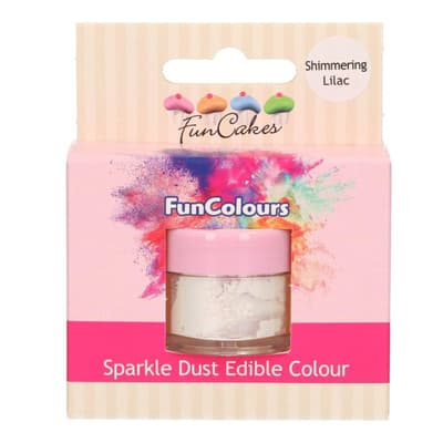 FunCakes - Ljuslila Skimrande Pulverfärg | Shimmering Lilac