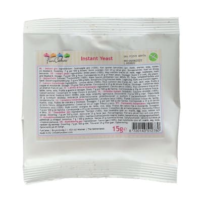 FunCakes Instant Yeast 15g