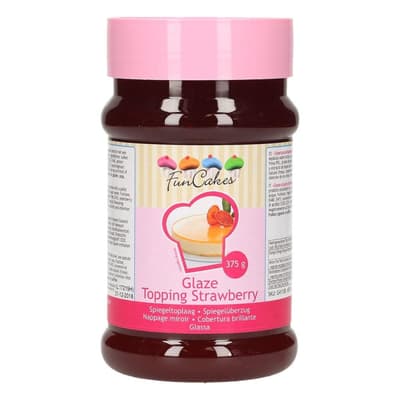 FunCakes Glaze Topping Strawberry -375g-