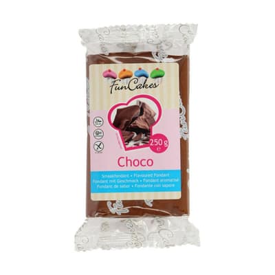 FunCakes Flavoured Fondant -Choco- 250g