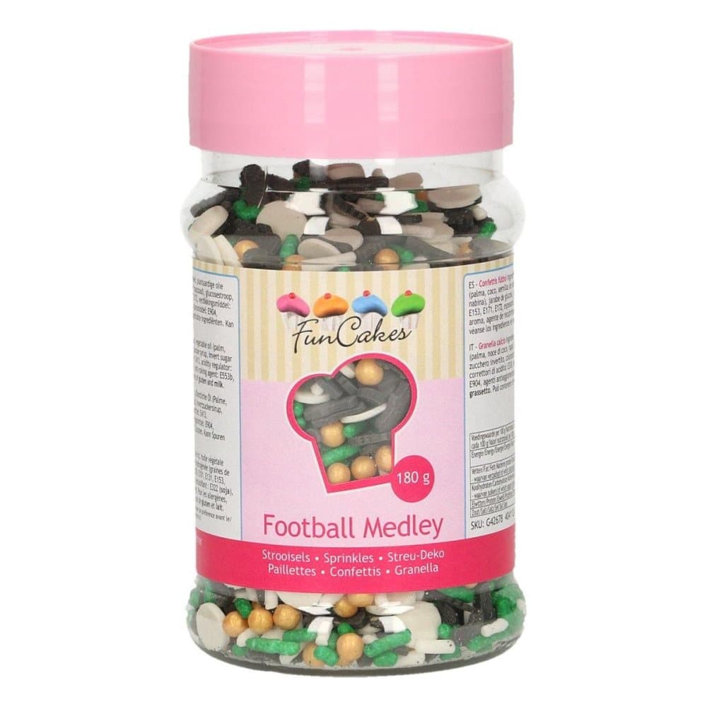 FunCakes Sprinkle Medley -Football- 180g