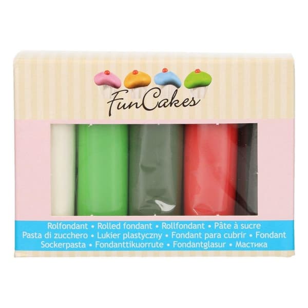 FunCakes Rolfondant Multipack Christmas 5x100g