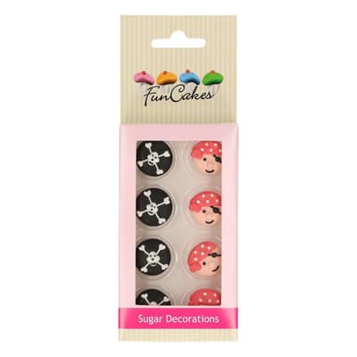 FunCakes Sugar Decorations Pirates Set/8