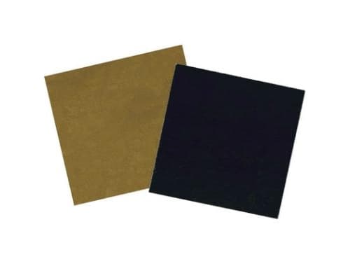 Kagepap 173x173 mm 1100 gr Sort/Guld,100 stk/krt