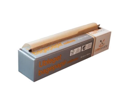 Bagepapir Catersource 42 cmx 100 m med Silikone FSC-/Svanemærket Ubleget,4 rl/krt