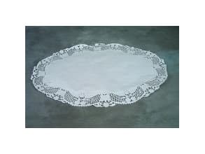 Kagepapir 38x62 cm Oval Udstanset,500 Stk/krt
