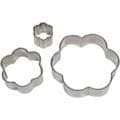 Stainless Steel Cutters - Stainless Steel Flower Set of 3