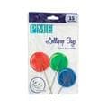 Lollipop Bags with Silver Ties Pk/25 (152 x 95mm / 6 x 3.75”)