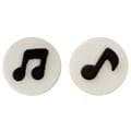 Handcrafted Sugar Decorations - Musical Notes Pk/6 (Sold in Boxes of 6) (35mm /