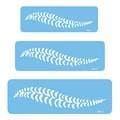 JEM Stencil - Fern Border Set of 3