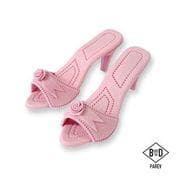 Handcrafted Sugar Toppers - Pink Ladies Shoes Pk/2 (105 x 42mm / 4.13 x 1.65”)
